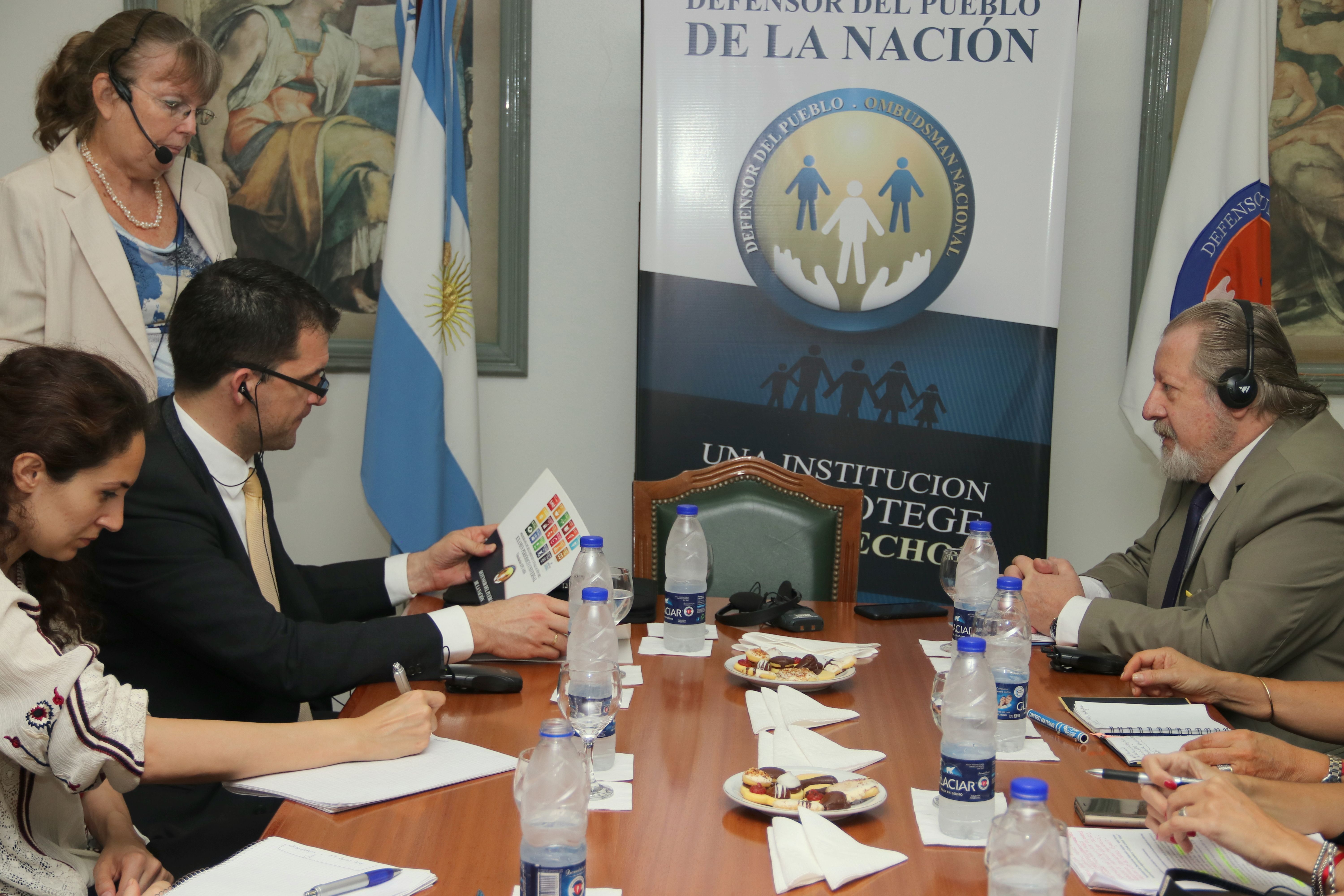 El Relator Especial de Naciones Unidas sobre Torturas visitó la Defensoría del Pueblo de la Nación